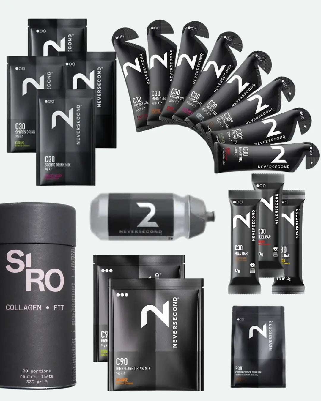 SiRo x Neversecond Marathon Ghent pack SiRo Supplements{SiRo} {Collagen} {Collageen}