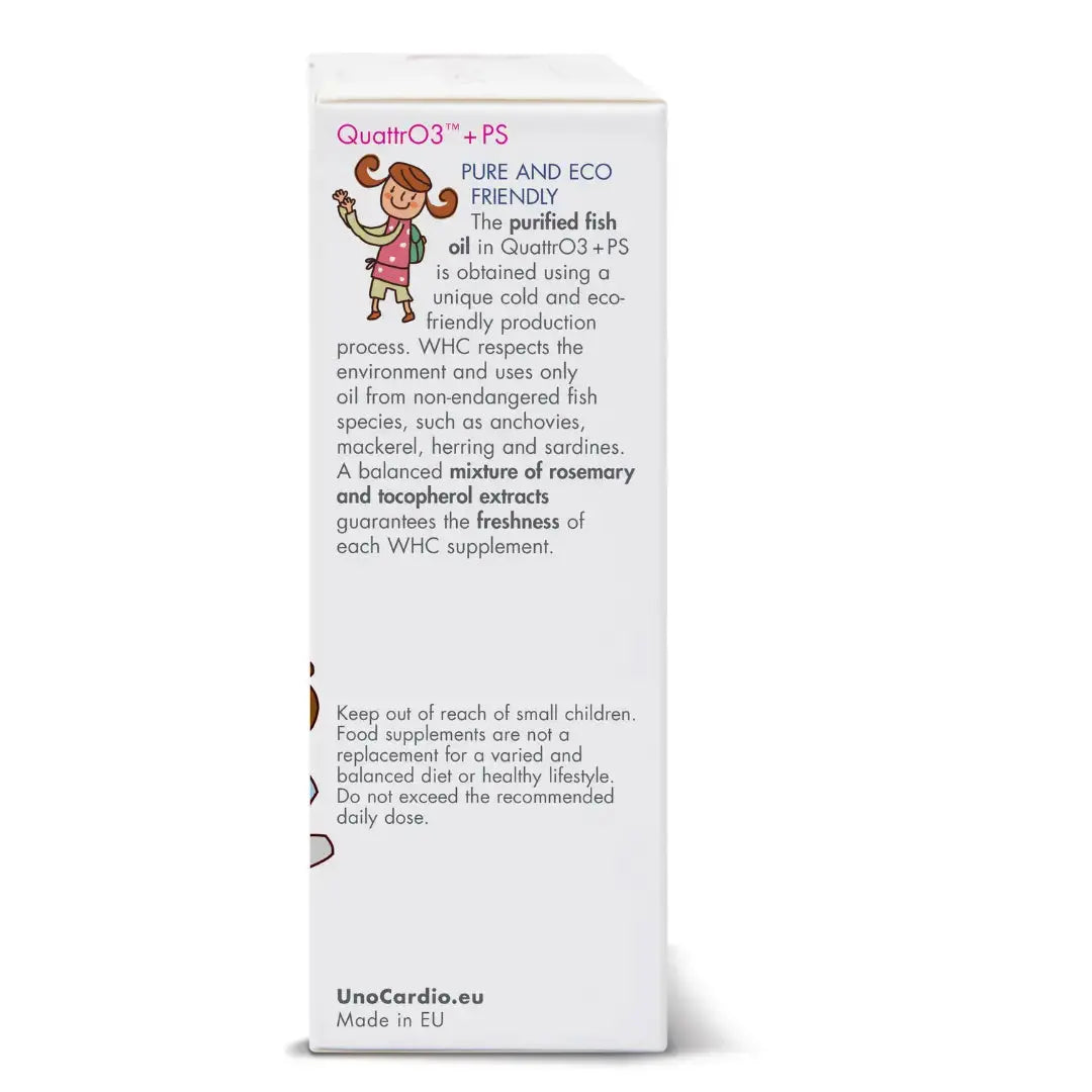 QuattroO3 + PS voor kinderen (60 softgels) Mijn winkel{SiRo} {Collagen} {Collageen}