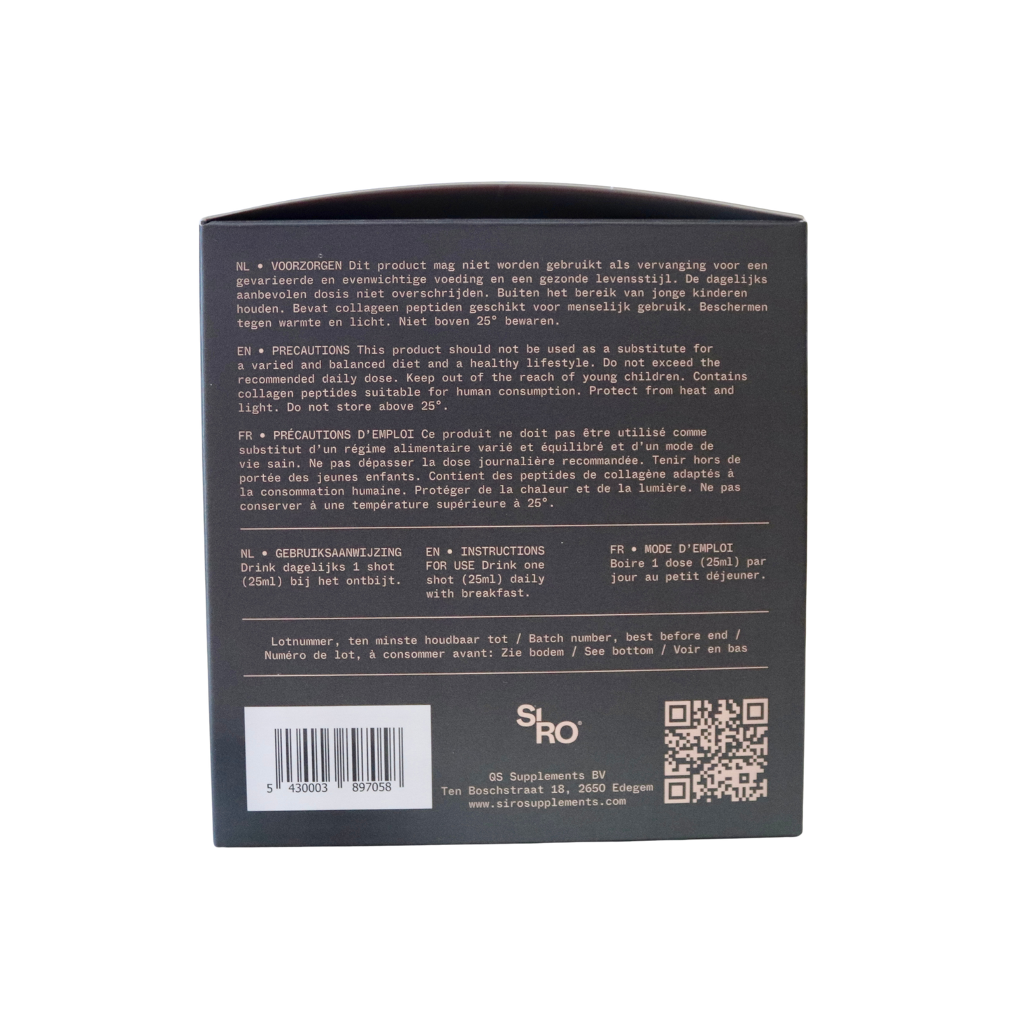 SiRo Collagen FIT (30x25ml shot Juicy Peach)