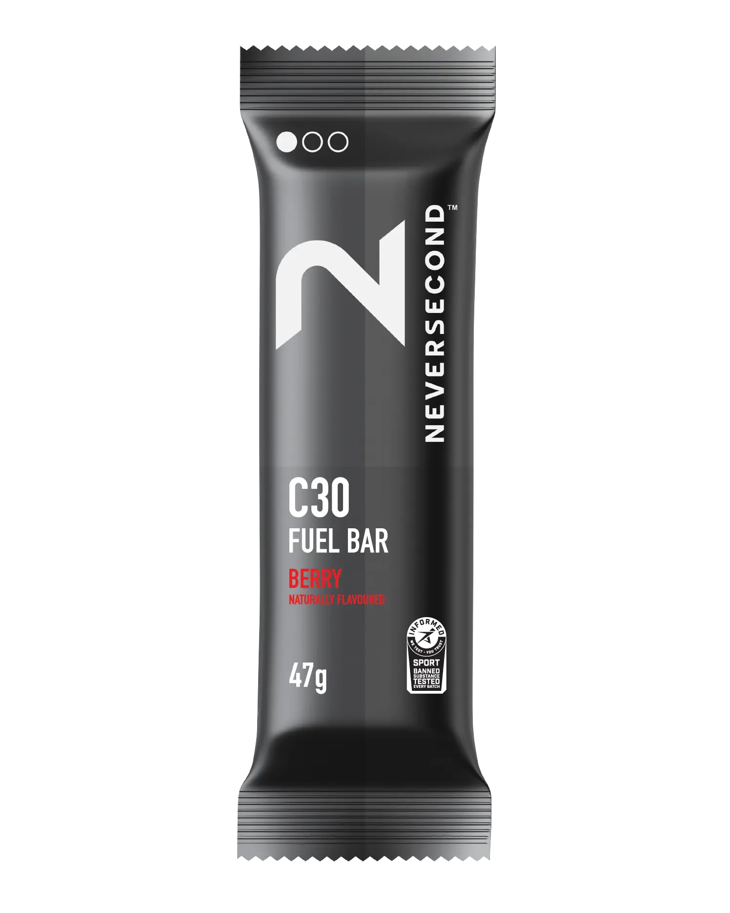 Neversecond C30 Fuel Bar chocolate (12x47g) - SiRo Supplements