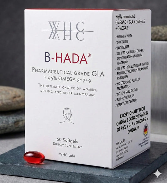 WHC B-HADA GLA & 95% omega3-7-9 (60 softgels) - SiRo Supplements