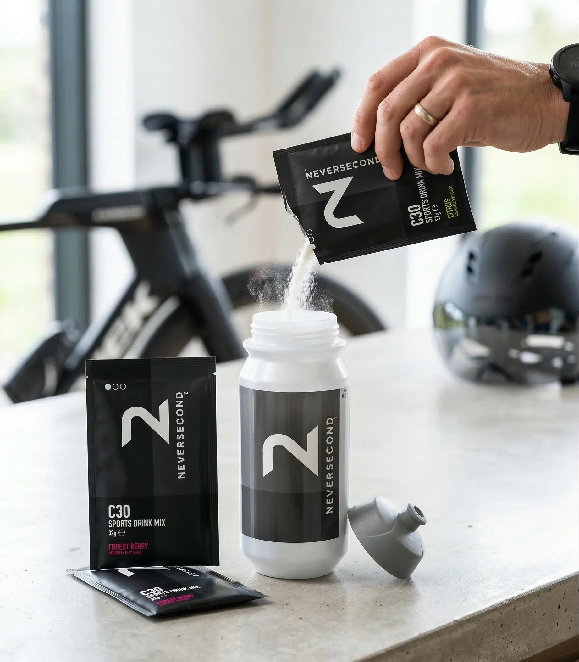 Neversecond C30 sports drink mix variety pack (6 x 32 g) citrus-forest berry - SiRo Supplements