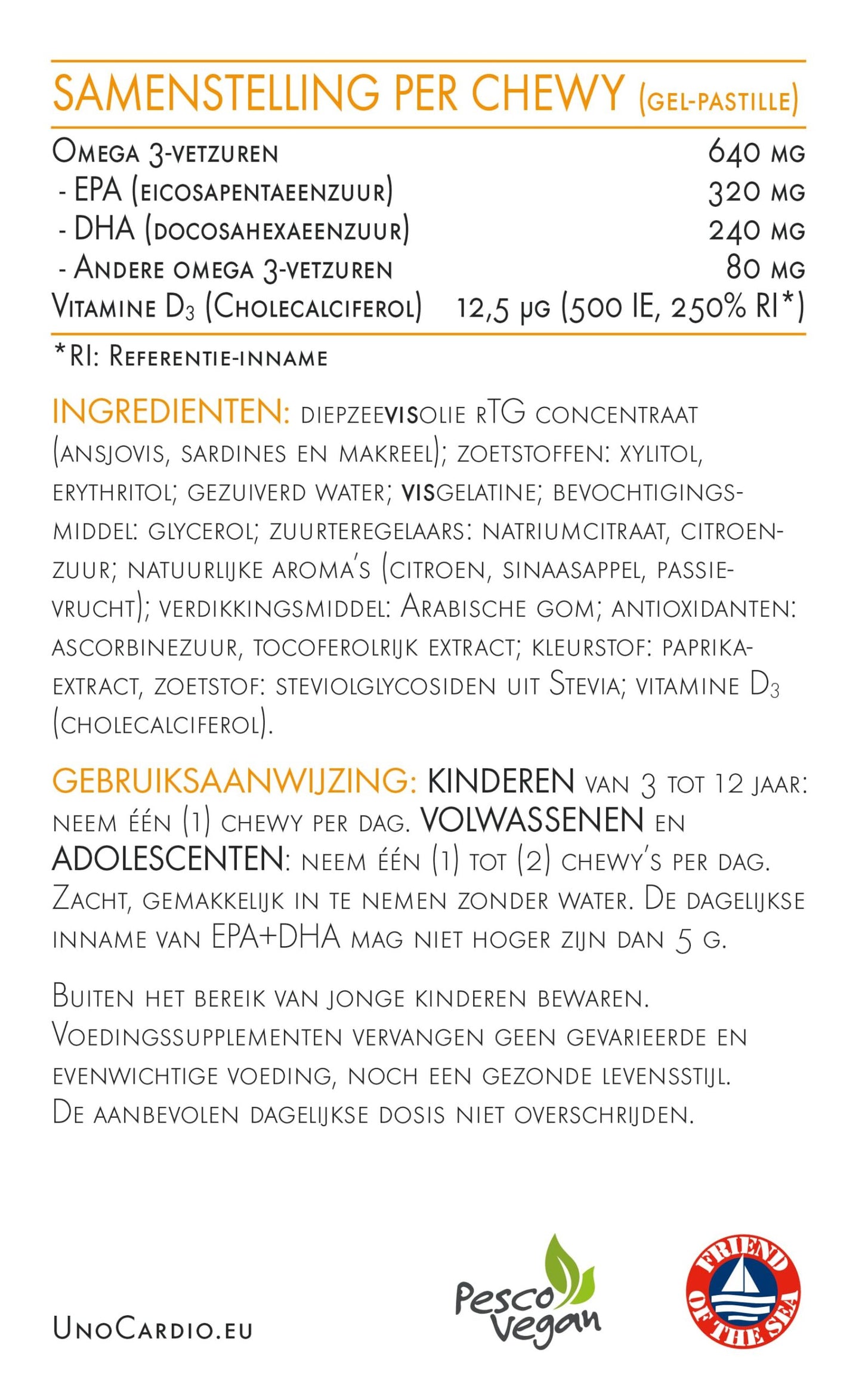 Unocardio Chewy (30 chews)